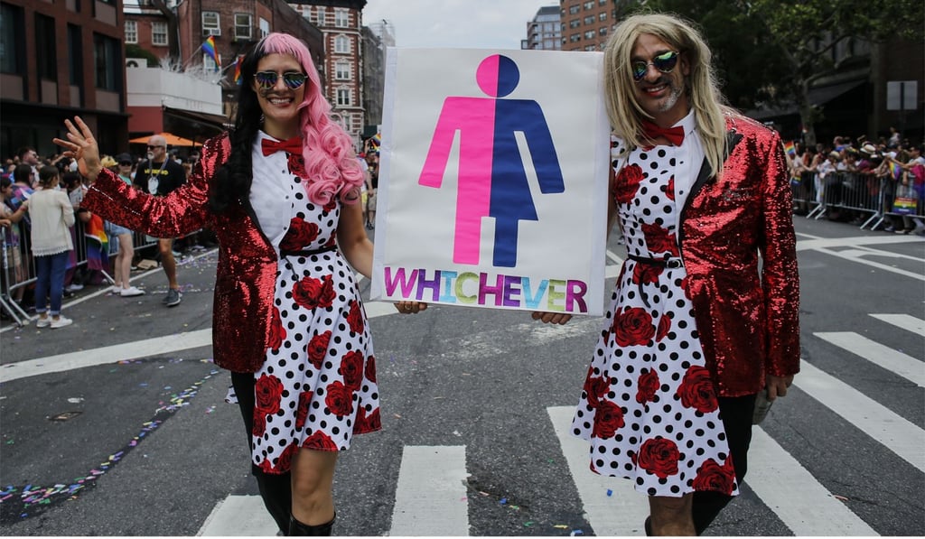 Revellers take part in the annual Pride Parade on June 24, 2018 in New York City. Photo: AFP/Getty Images