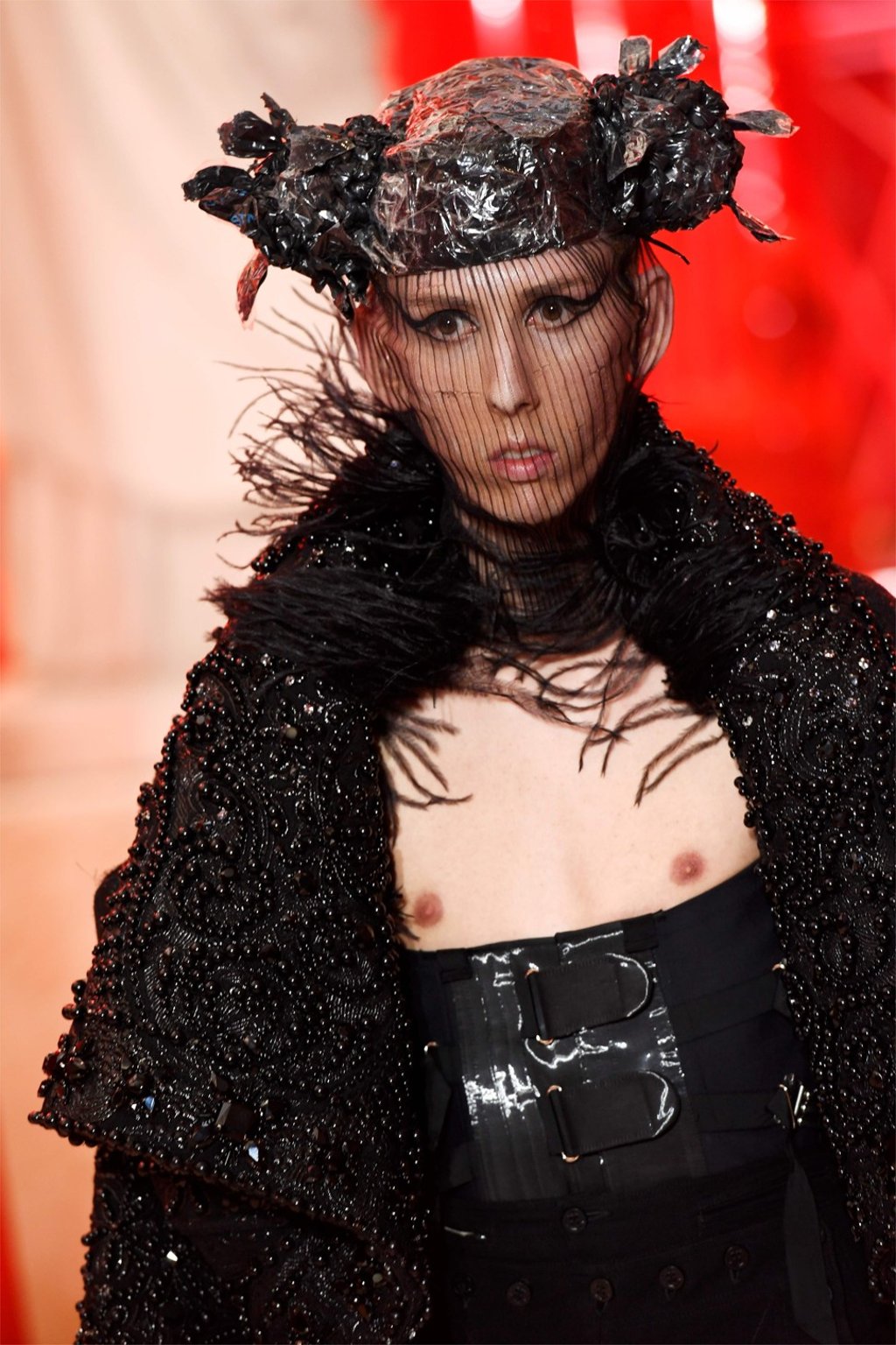 A model presents a creation from Margiela’s men's 2019 spring/summer collection show at Paris Men’s Fashion Week. Photo: AFP