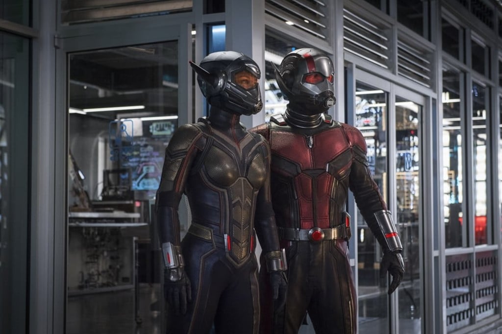 Evangeline Lilly as The Wasp, and Paul Rudd as Ant-Man in Marvel's ‘Ant-Man and The Wasp’.