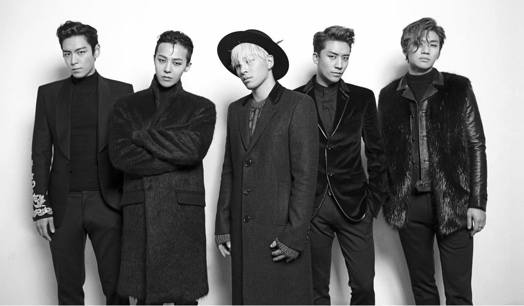South Korean boy band Big Bang (from left) Choi Seung-hyun, better known by his stage name T.O.P; Kwon Ji-yong/G-Dragon; Dong Young-bae/Taeyang; Lee Seung-hyun/Seungri; and Kang Dae-seong/Daesung.