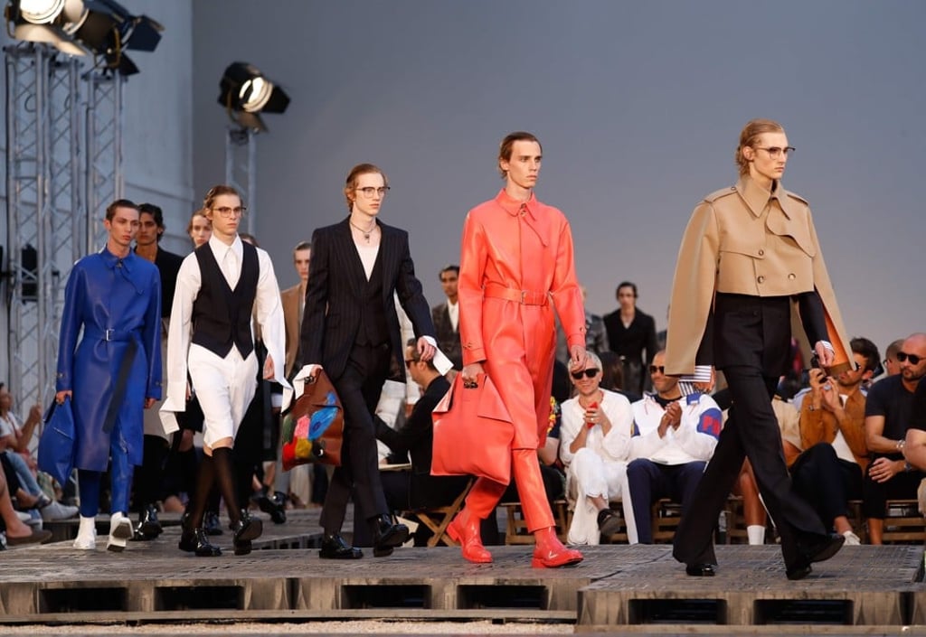 The tailored garments were technically outstanding while also being romantic and dreamy. Photo: AFP The tailored garments were technically outstanding while also being romantic and dreamy. Photo: AFP