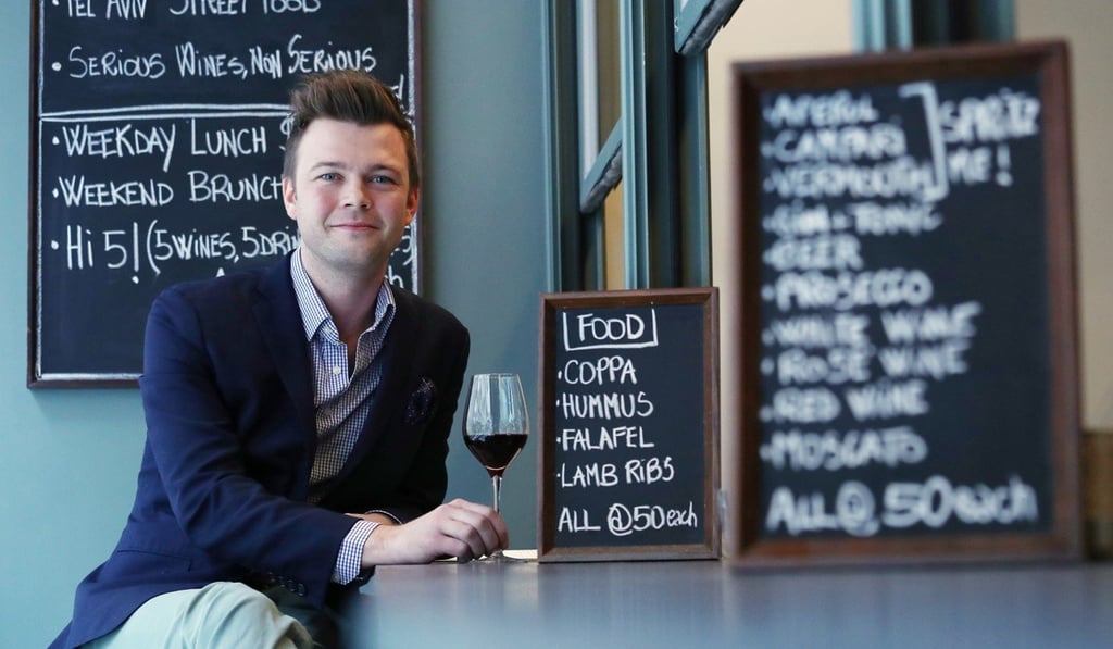 James Ward is the co-owner and manager of Francis in Wan Chai. Photo: Nora Tam