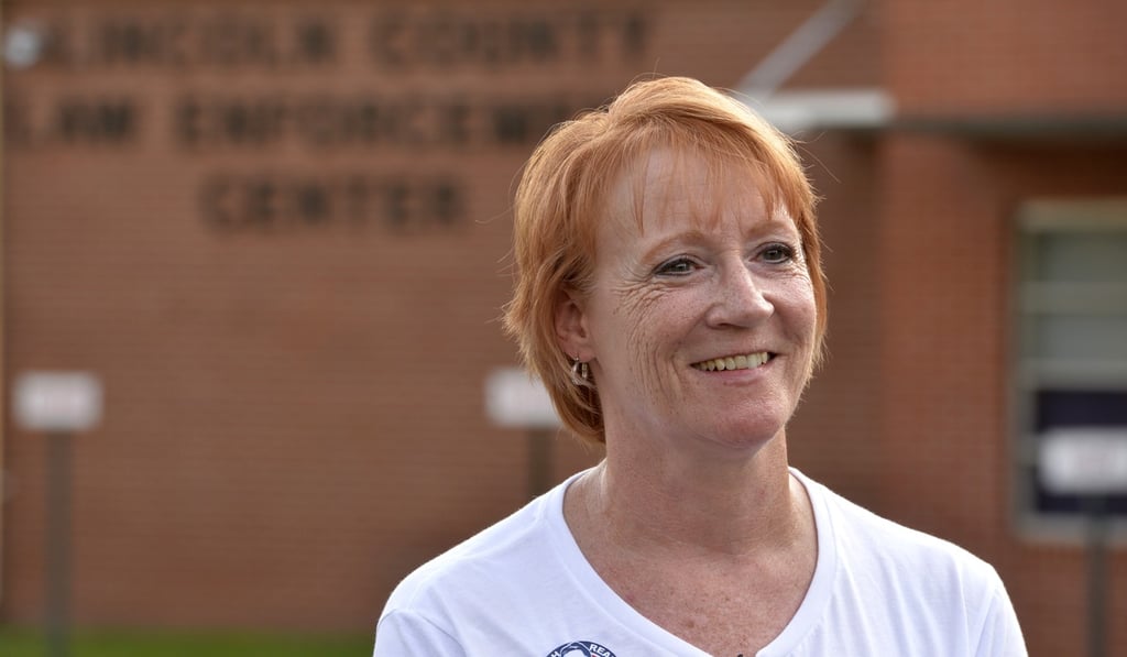Billie Winner-Davis, mother of Reality Winner (seen on June 3) has said she is ‘happy’ and ‘proud’ that her daughter made the plea deal, so that she can plan for her future. Photo: The Augusta Chronicle via AP