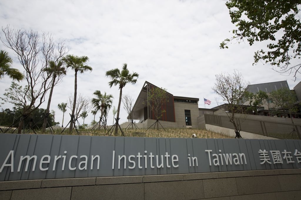 The AIT launched a new US$255 million office complex in Taipei in June. Photo: Bloomberg photo by Ashley Pon