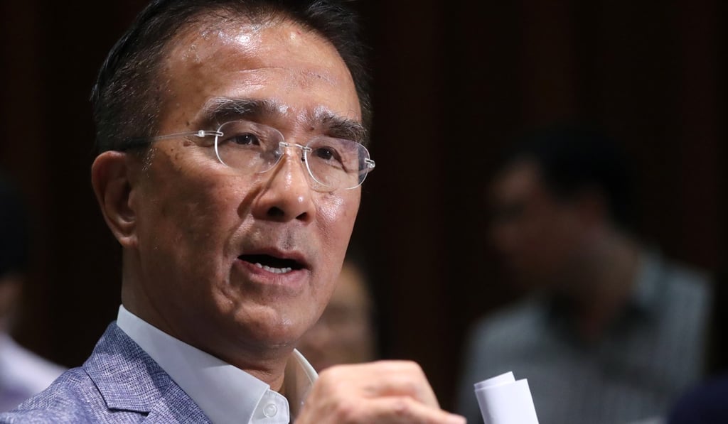 Michael Tien called for part of the platforms to be ripped up to check for corner-cutting. K.Y. Cheng