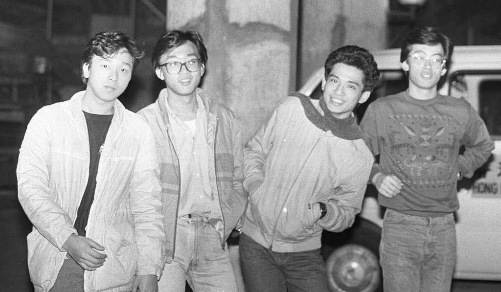 Beyond won a top award at the Guitar Players Festival in 1983, which helped to establish the band on the local music scene. (From left) bass guitarist Steve Wong Ka-keung, vocalist and guitarist Wong Ka-kui, drummer Gunno Yip Sai-wing and vocalist and guitarist Owen Kwan.