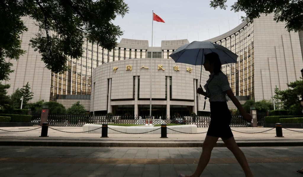 The People’s Bank of China has over the past eight days lowered the yuan’s daily midpoint fixing rate by a total of 3 per cent, in a strong signal that it wants to weaken the currency. Photo: Reuters
