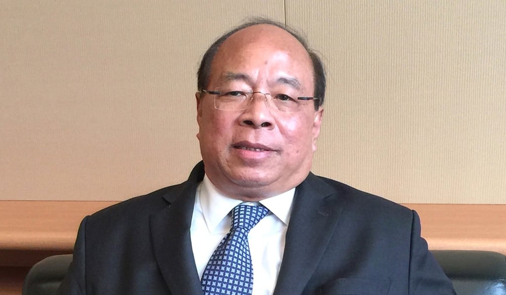 Thaung Tun, Union Minister of the Ministry of the office of the Union Government, Myanmar. Photo: Josephine Ma