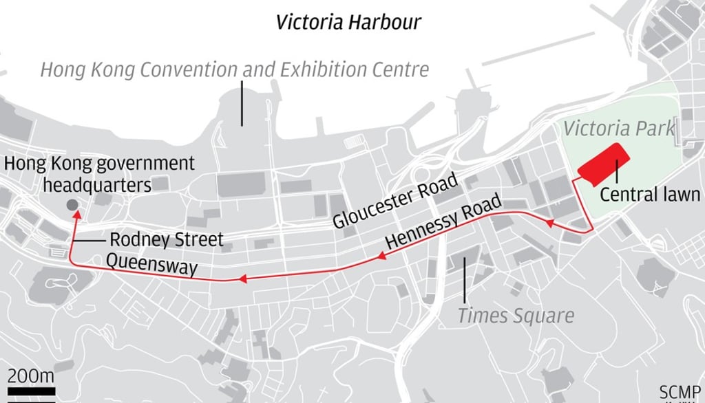 The route of the march. The route of the march.