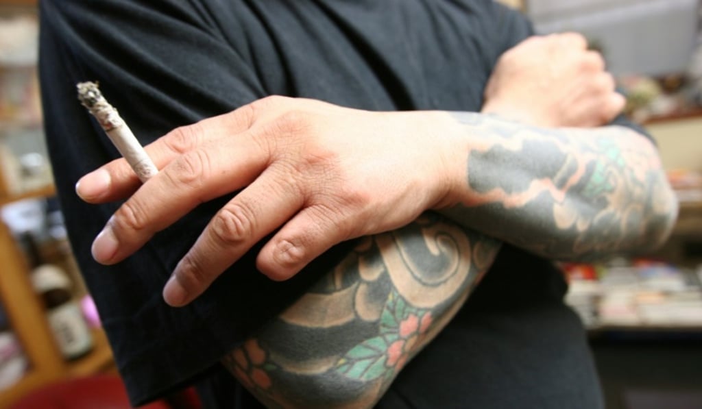 Membership of Japan’s various underworld groups declined to a record low of 34,500 in 2017. File photo: AFP