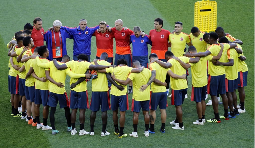 Colombia face their sternest test of the tournament so far against England. Photo: EPA