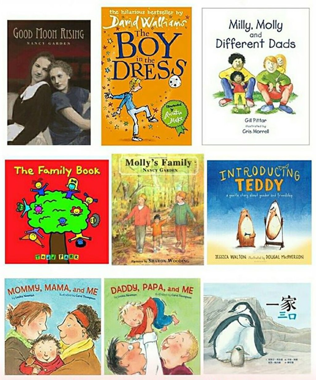 Book covers of the stories anti-gay activists in Hong Kong are seeking to ban from local libraries. Source: Facebook Book covers of the stories anti-gay activists in Hong Kong are seeking to ban from local libraries. Source: Facebook