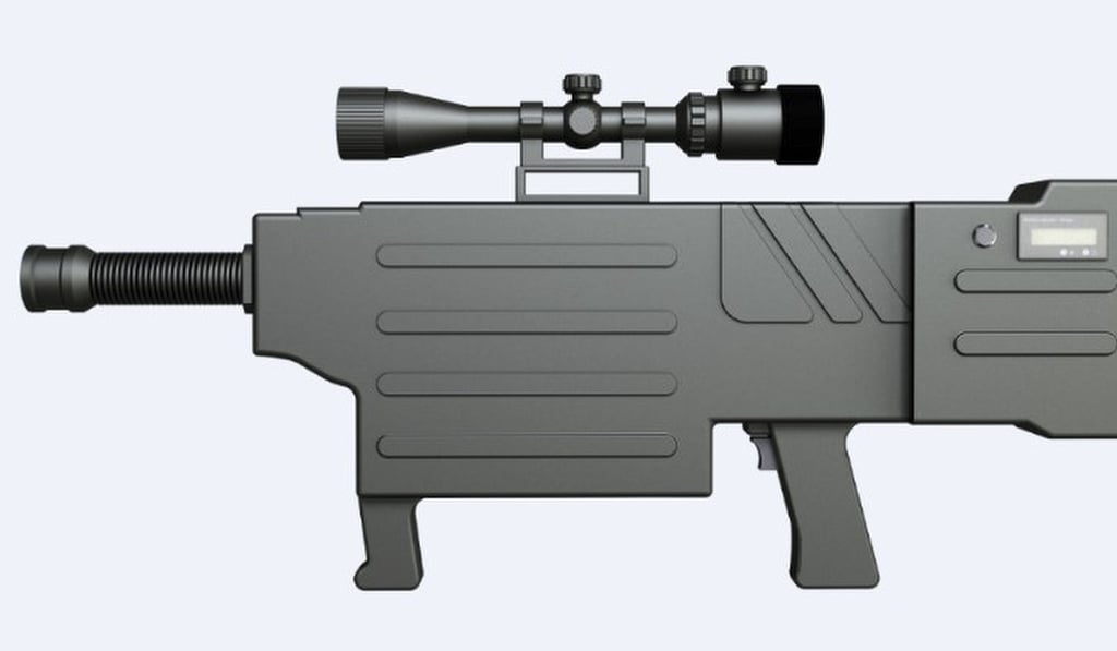 Exterior design of the ZKZM-500 laser gun. Photo: Handout