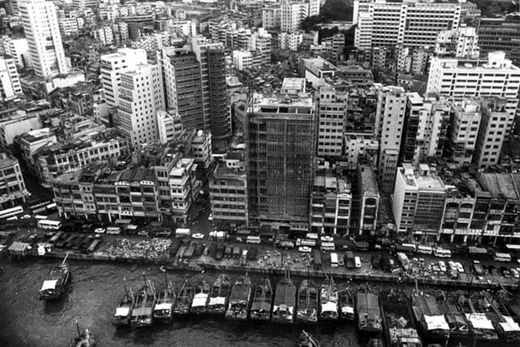 Archive image from 1971 of the Sai Ying Pun waterfront. Photo: SCMP