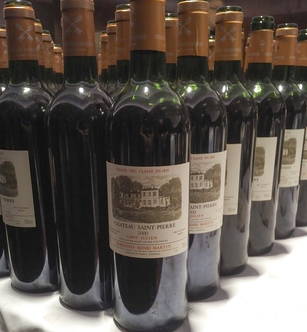 The bottles with labels that have been reversed have been rejected by wine tasters ahead of a gala dinner at the Grand Hyatt, in Wan Chai, in May. Picture: Nellie Ming Lee