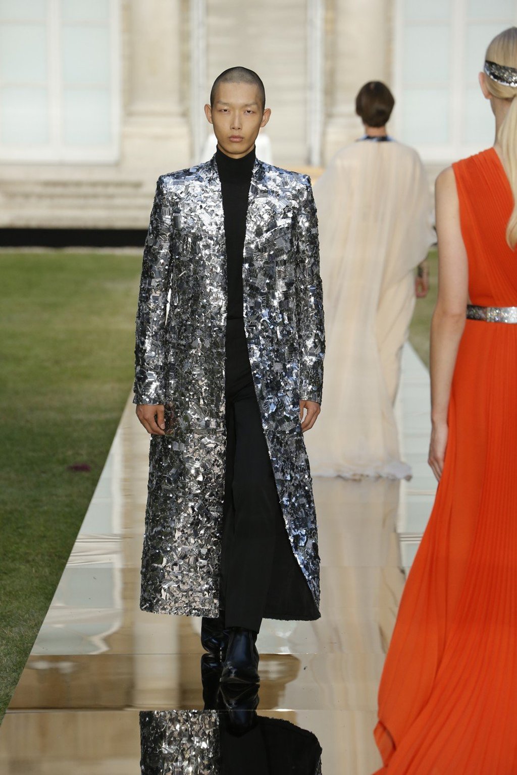 A Givenchy haute couture men's look.