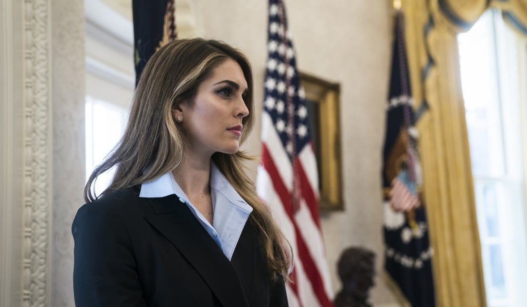 Shine will replace Hope Hicks, above, as head of the White House’s communications team. Hicks resigned in March. Photo: Jabin Botsford/Washington Post