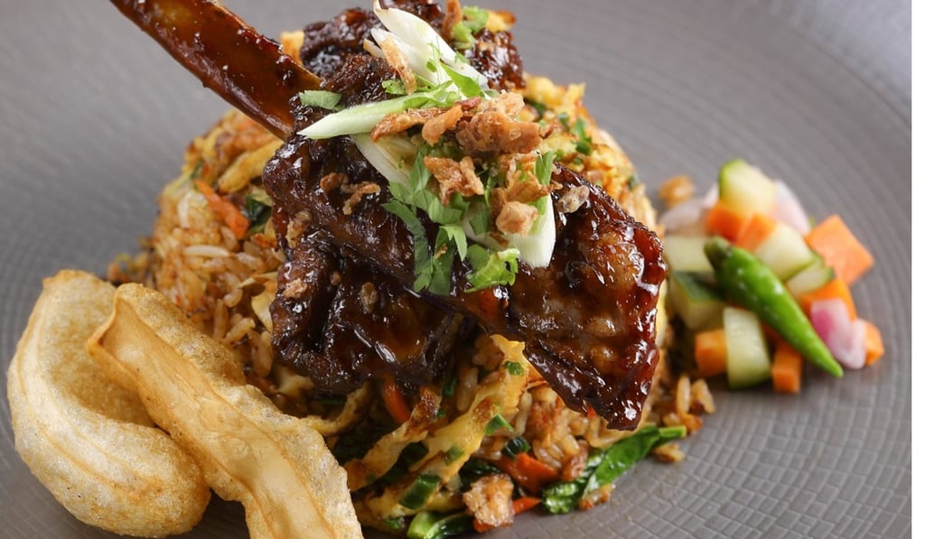 Nasi goreng iga from Naughty Nuri's Warung Seminyak, Bali