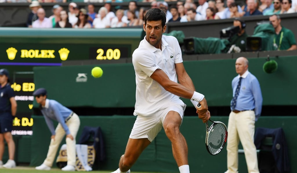 Novak Djokovic eliminated home hero Kyle Edmund. Photo: EPA Novak Djokovic eliminated home hero Kyle Edmund. Photo: EPA
