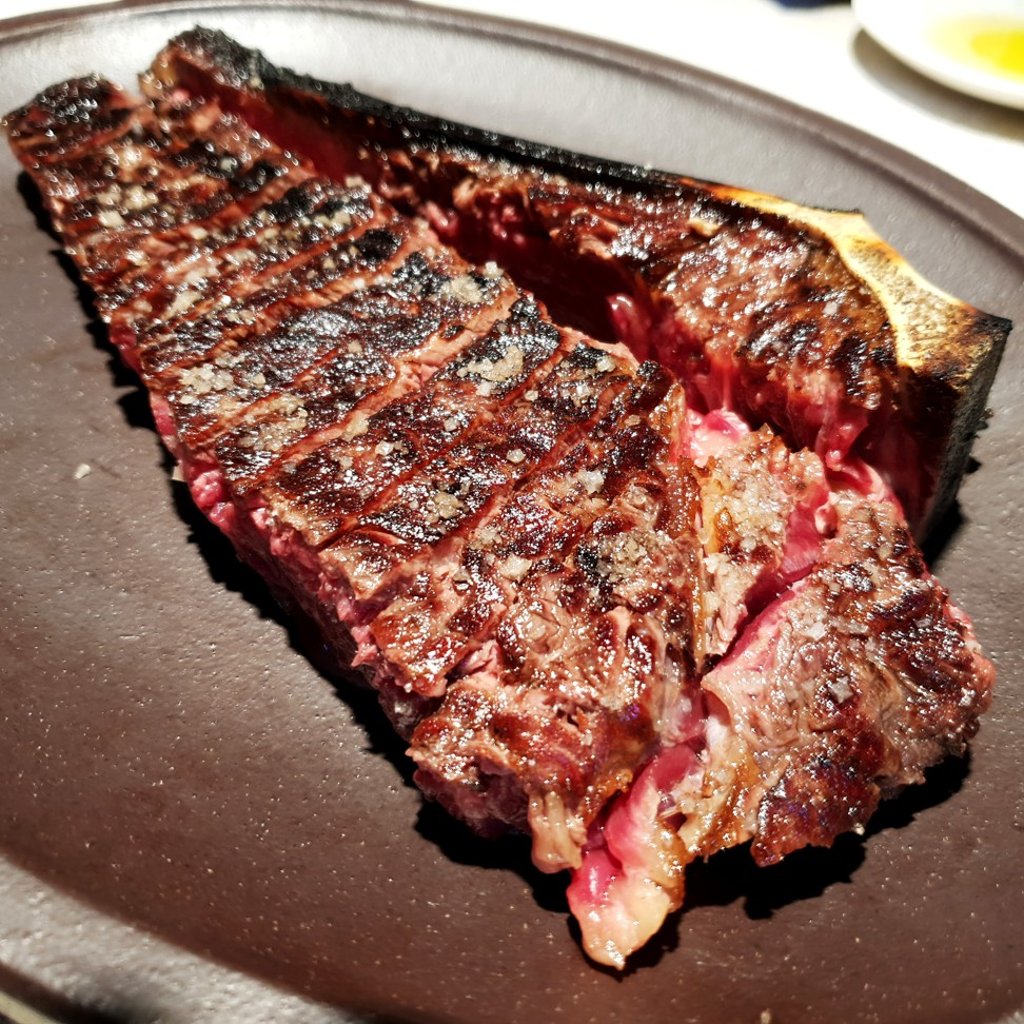 Beef chop at Etxebarri.