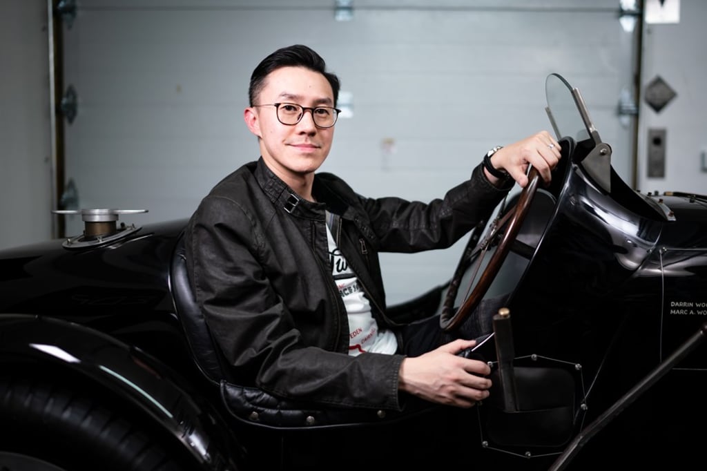 Hong Kong classic car collector Darrin Woo shipped his 1968 Mercedes-Benz 600 Pullman limo and a 1957 Fiat Abarth to California to save money on storage as the average parking space in the city now goes for about HK$2.25 million (US$286,668), a more than sixfold increase since 2006. Photo: Anthony Kwan/Bloomberg Hong Kong classic car collector Darrin Woo shipped his 1968 Mercedes-Benz 600 Pullman limo and a 1957 Fiat Abarth to California to save money on storage as the average parking space in the city now goes for about HK$2.25 million (US$286,668), a more than sixfold increase since 2006. Photo: Anthony Kwan/Bloomberg
