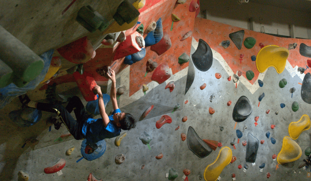 Bouldering typically involves only a few moves so climbers can push their technical ability.