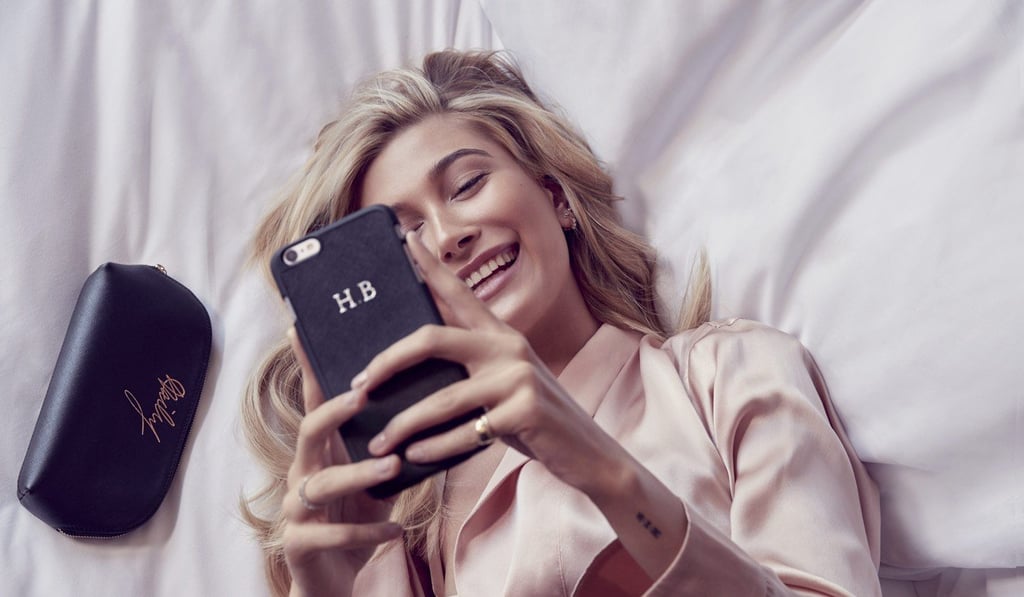 Model Hailey Baldwin in a commercial shoot. Photo: Handout