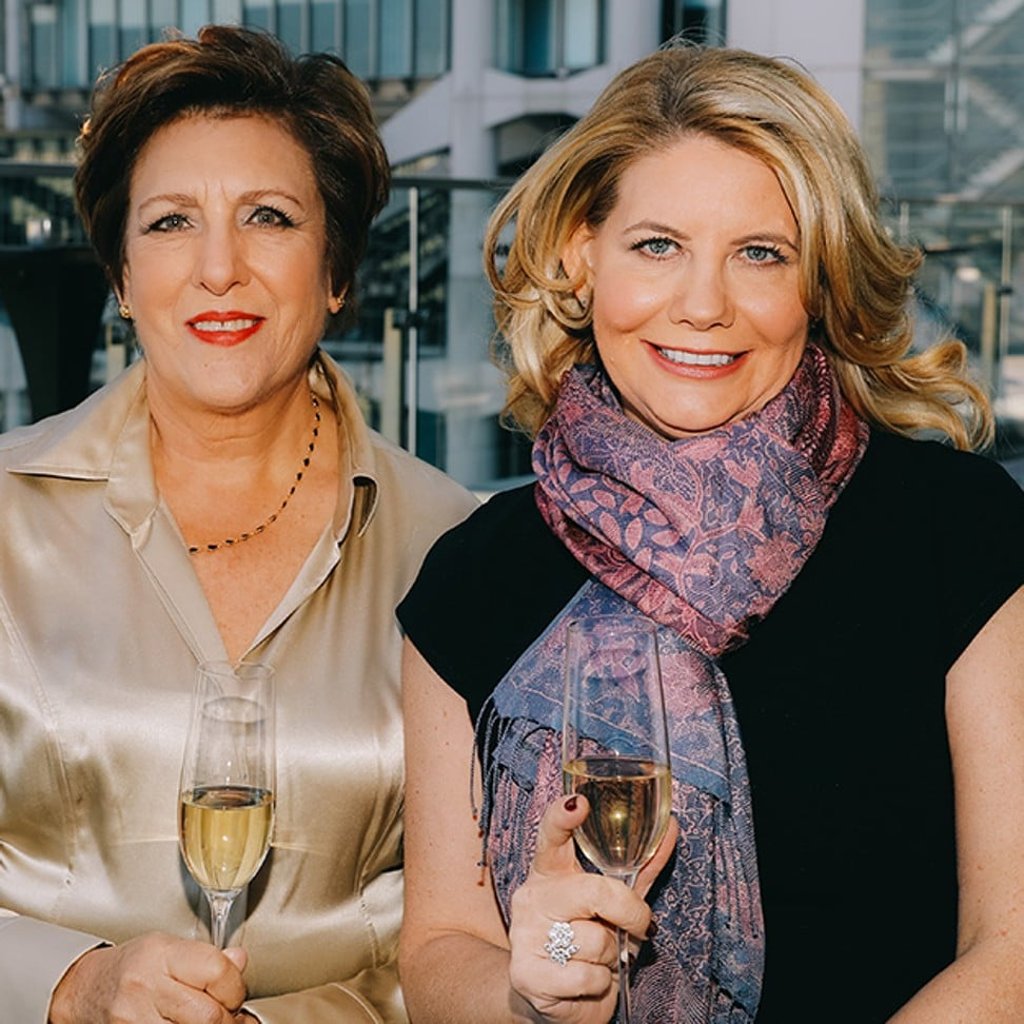 Carol DeCandido (left) and Jacqueline Chia of Mozaic, a Hong Kong dating agency.