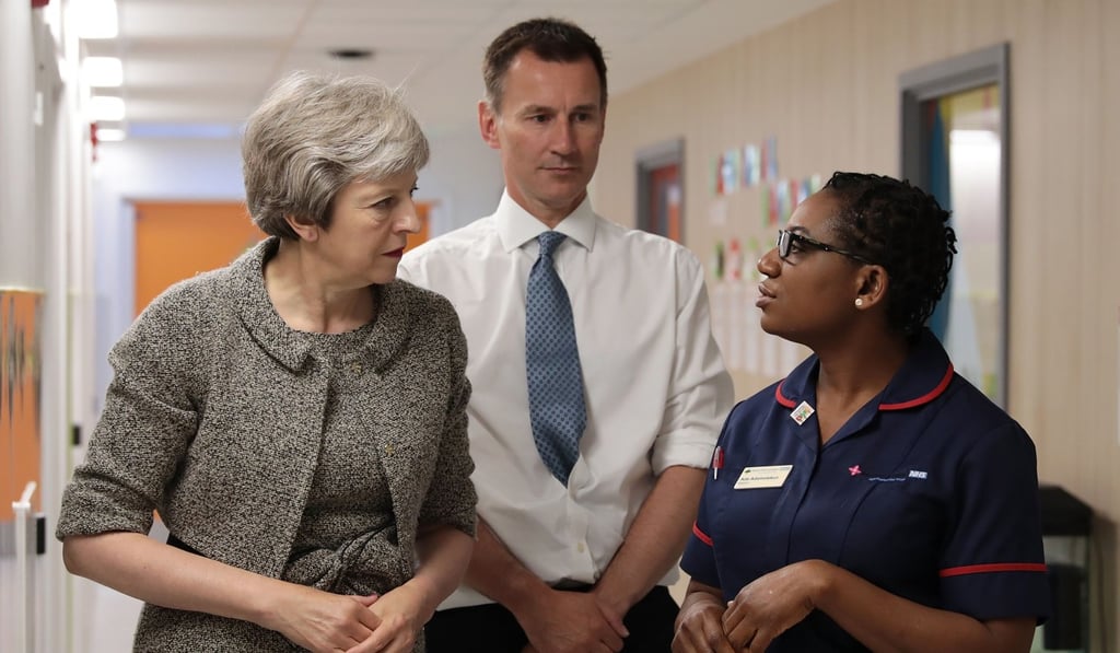 Jeremy Hunt had served as health minister for more than 5-1/2 years, the longest term of any in the history of the state-funded National Health Service, weathering doctors’ strikes, public discontent with funding levels and other challenges. Photo: AFP