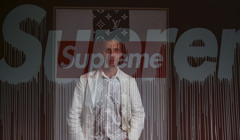 Zevs paintings are about commercialism and the effect it has on society. Photo: Xiaomei Chen