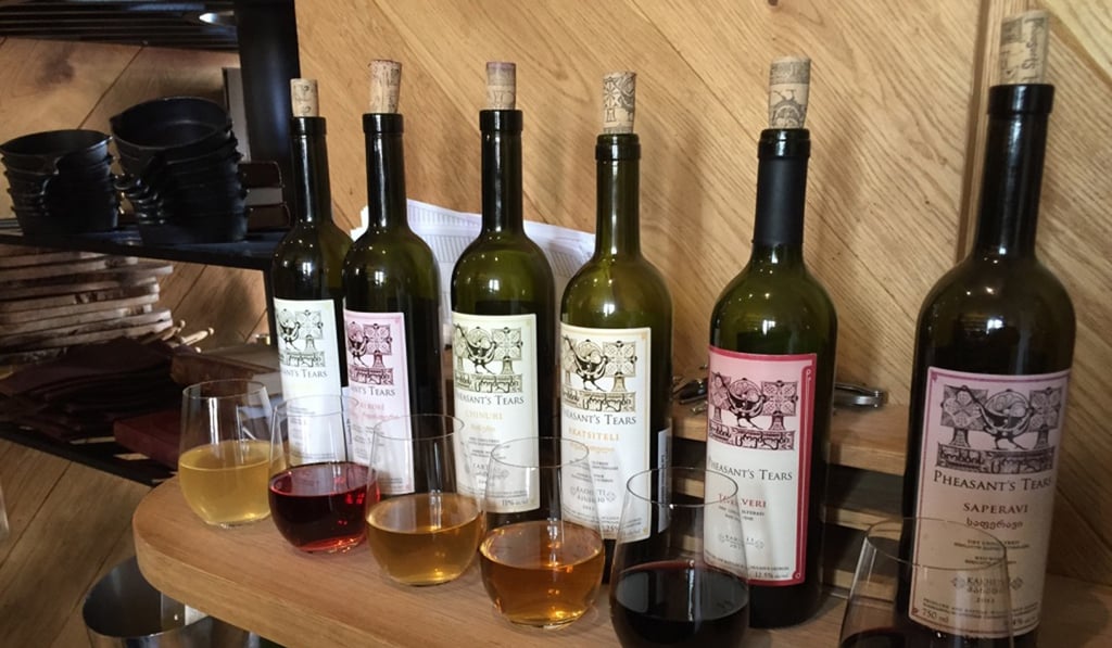 Wines from across Pheasant’s Tears seven vineyards scattered across Georgia.