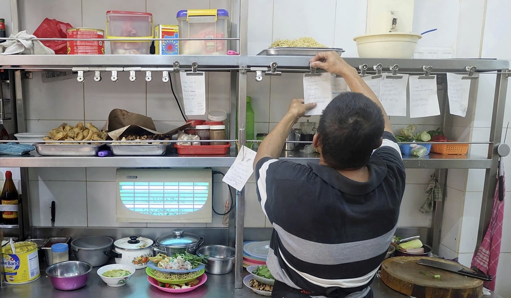 Wong Fu Kie’s kitchen was recently upgraded with stainless steel equipment. Photo: Randy Mulyanto