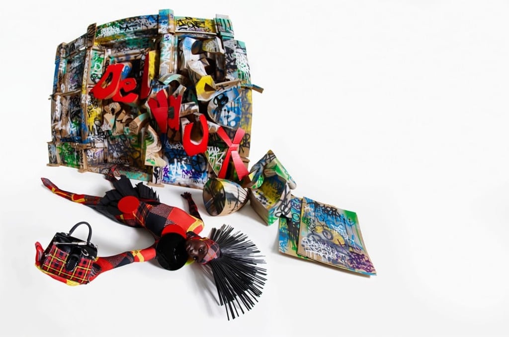 Britain’s edgy, punk traditions are embodied in Delvaux’s ‘Camden Town’ bag, and portrayed by photographer Tim Walker.
