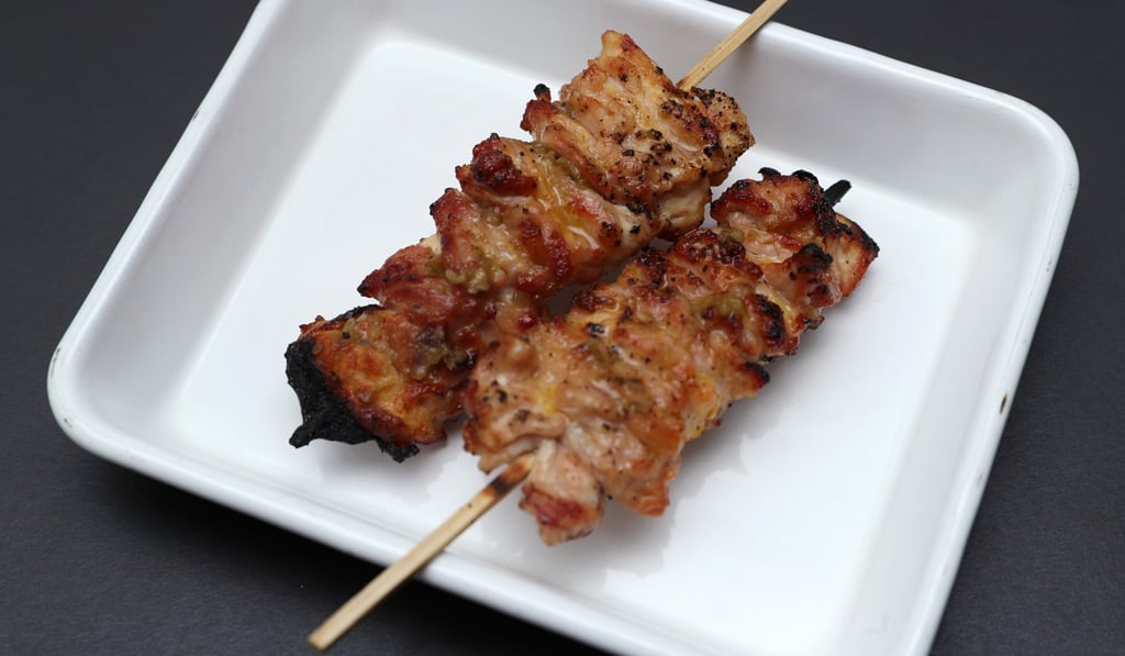 Chicken neck with yuzu kosho at Yardbird. Picture: K. Y. Cheng