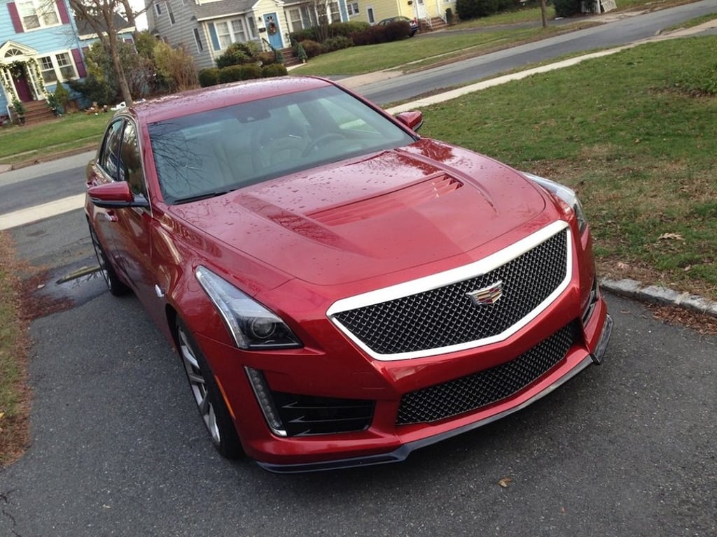 Cadillac’s CTS-V has a horse power of 640. Photo: Matthew DeBord/Business Insider