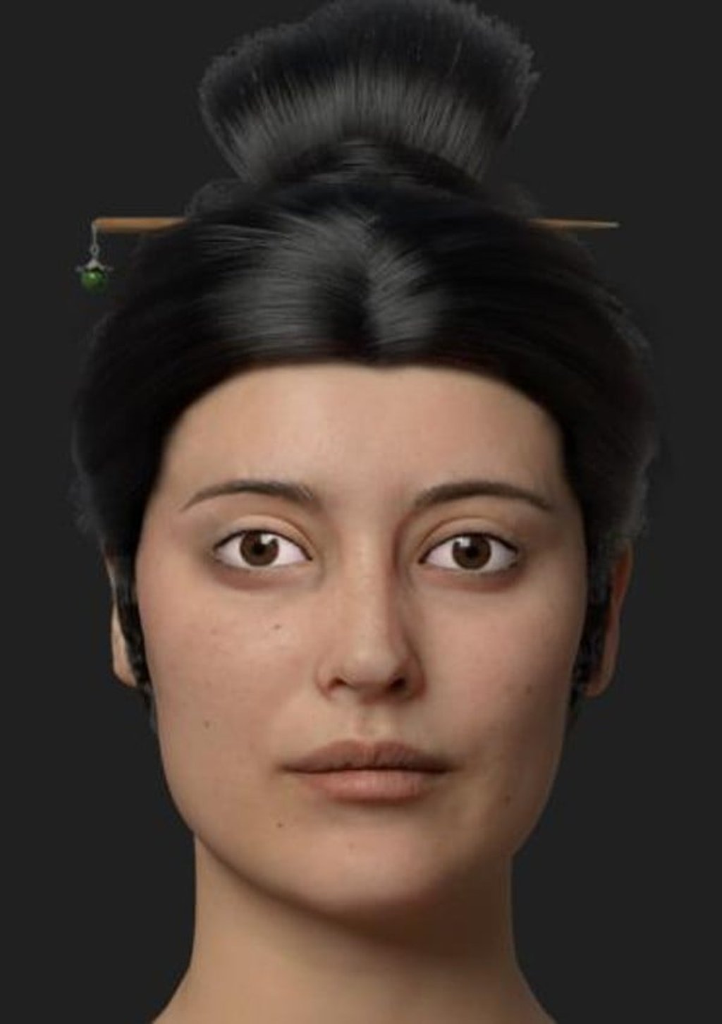 The reconstruction of the woman’s face suggests she may have had non-Han ethnic origins – a suggestion that is likely to prompt an intense academic debate. Photo: Northwest University