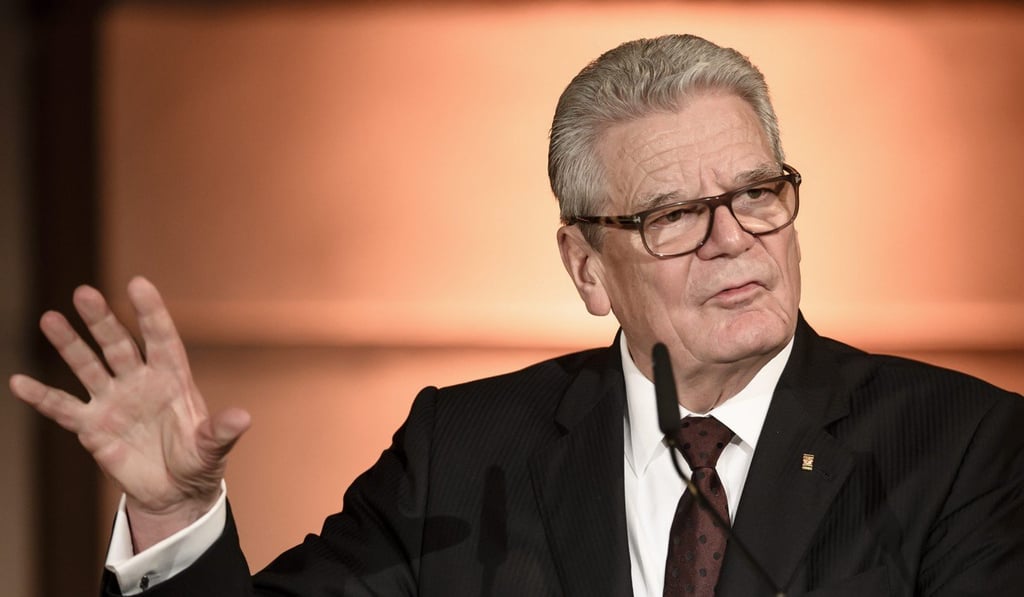 Joachim Gauck has long criticised China’s treatment of the Liu family. Photo: EPA