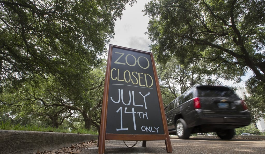 A sign outside the Audubon Zoo on Saturday. Photo: Brett Duke/The Times-Picayune via AP A sign outside the Audubon Zoo on Saturday. Photo: Brett Duke/The Times-Picayune via AP