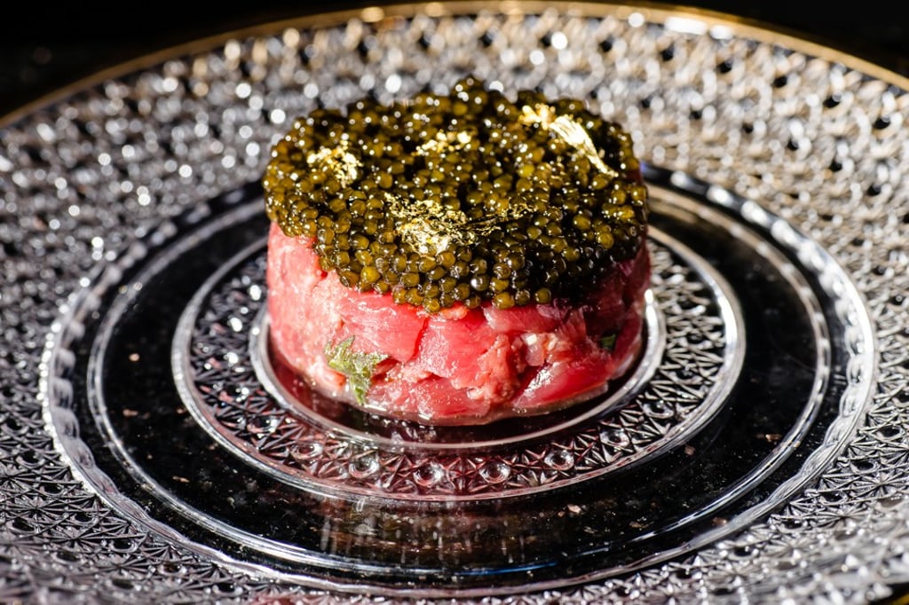 Haku’s Polmard beef tartare with Kristal caviar Haku’s Polmard beef tartare with Kristal caviar