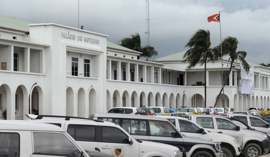 East Timor’s Government Palace building, which was bugged by the Australian government. File photo: AFP East Timor’s Government Palace building, which was bugged by the Australian government. File photo: AFP