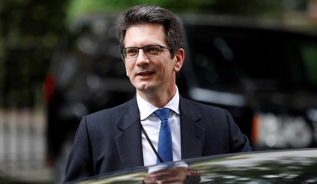 Steve Baker, who quit as a Brexit minister last week, has been rallying fellow Brexit hardliners via WhatsApp. Photo: Reuters