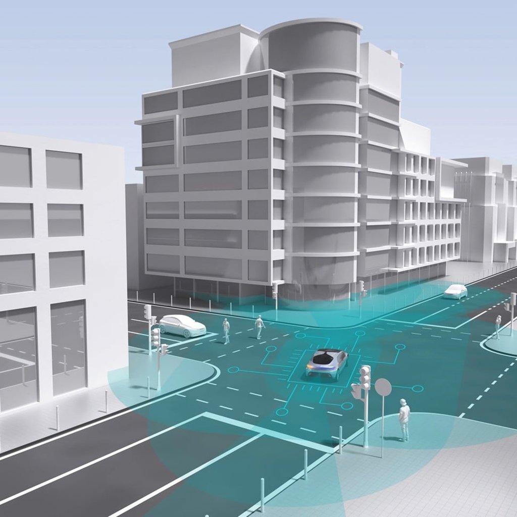 Luxury car maker Daimler’s view of the technology enabling autonomous driving.