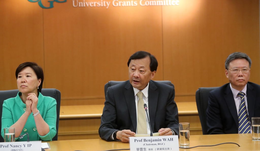 Nancy Ip, Benjamin Wah (centre) and Teng Jin-guang. Photo: K.Y. Cheng