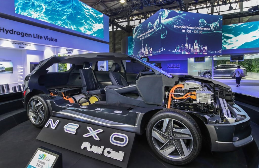 Hyundai displayed its latest concept car at CES Asia in Shanghai.