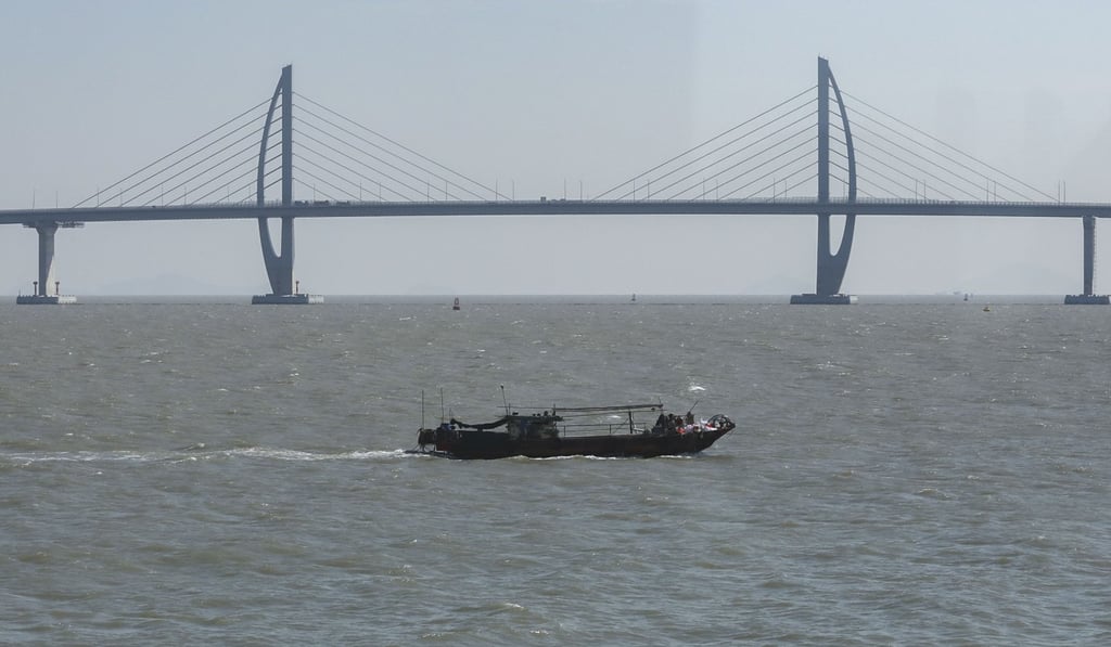 Complaints included the Highways Department not revealing details of a trial conservation scheme to release juvenile fish into waters around the Hong Kong-Zhuhai-Macau bridge. Photo: Edward Wong