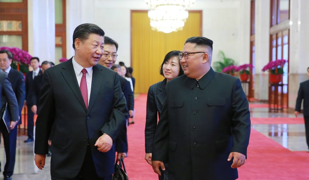 Xi Jinping and Kim Jong-un pictured in Beijing last month. Photo: EPA-EFE/KCNA Xi Jinping and Kim Jong-un pictured in Beijing last month. Photo: EPA-EFE/KCNA