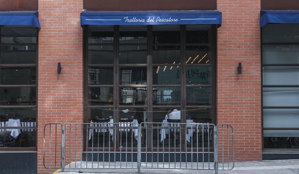 Outside Trattoria del Pescatore in Sheung Wan. Photo: Tory Ho