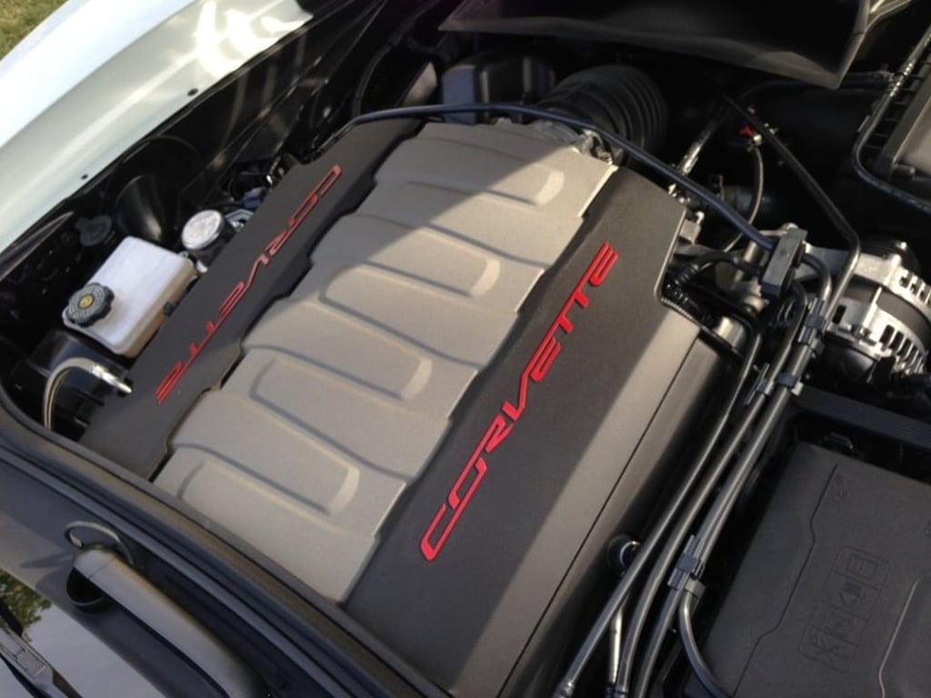 With a 460-horsepower, naturally aspirated, 6.2-litre V8 engine, the Vette gives up 45 ponies to the Aston, which cranks out 505 horsepower using a 4-litre, Mercedes-sourced V8 that boasts twin turbochargers. Photo: Matthew DeBord / Business Insider