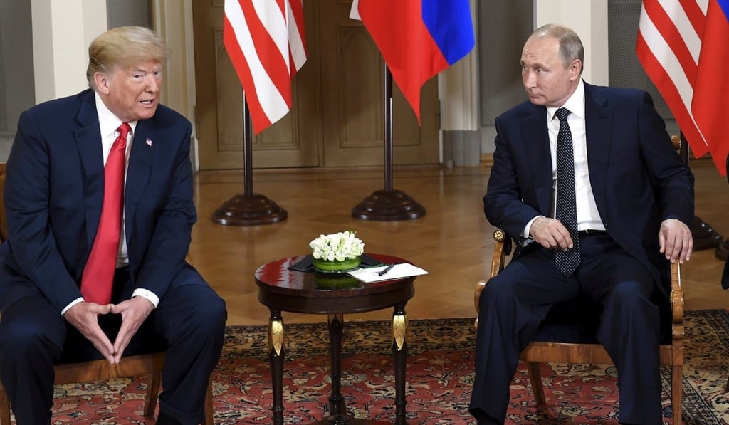 Trump and Putin in Helsinki. Photo: Xinhua
