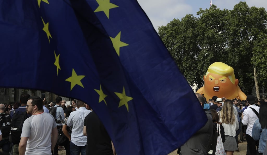 Trump has called the EU a “foe” when it comes to trade. Photo: AP